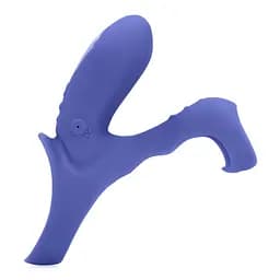 Насадка на пенис с вибрацией Loveline Tamiya, 10.9 см (синий)