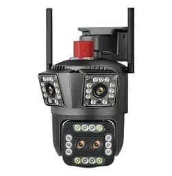 Вулична WiFi IPкамера Wondstar HW41  16Мп чорна 4 об'єктиви 12-х зум