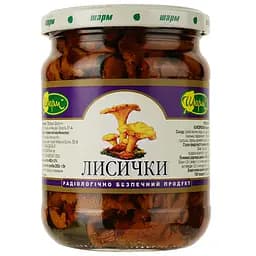 Гриби Шарм Лисички мариновані, 480 г (36198)