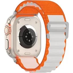 Ремешок DK CDK для Apple Watch 44mm (Series 4 / 5 / 6 / SE1 / SE2) Polyester Alpine Loop (015586) (orange /