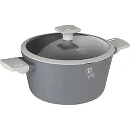 Кастрюля с крышкой Berlinger Haus Aspen Collection, 6,1 л, серая (BH 7068)