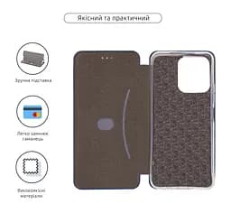 Чехол-книжка для TECNO Spark Go 2 4G (KM4), G-Case, синий, кожаный чехол-книжка из экокожи (PU) и TPU, с магнитом, с подставкой и вместительным кардхолдером, противоударный, защита всего корпуса, ArmorStandart (ARM88433) - мініатюра 3