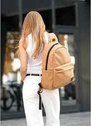 Жіночий рюкзак Sambag Zard LST бежевий 46 х 28 х 13 см (25018026)