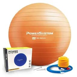 М'яч для фітнесу (фітбол) Power System PS-4011 Ø55 cm PRO Gymball Orange (PS-4011_55cm_Orange)