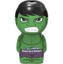 Шампунь-гель 2 в 1 Air-Val Hulk 2D 400 мл (8411114090474)