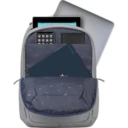 Рюкзак для ноутбука Rivacase 15.6" 7760 Grey (7760Grey) - мініатюра 3
