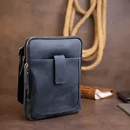 Чоловіча шкіряна сумка SHVIGEL 20х26,5х4,5 см sum0013958 - мініатюра 6