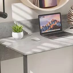 Стіл письмовий Скай Ferrum-decor 75x140x60 Сірий метал ДСП Бетон 16 мм (FRD-106665) - мініатюра 3