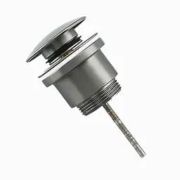 Донний клапан Frap автомат сірий Gungrey F62-9, Графітовий хром