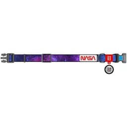 Нашийник для собак Waudog Nylon NASA21, з QR паспортом, пластиковый фастекс, S, 23-35х1,5 см - мініатюра 2