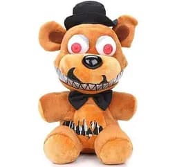 М'яка плюшева іграшка П'ять ночей із Фредді, кошмарний Фредді Freddy 22 см, Аніматроніки, ФНАФ - мініатюра 2