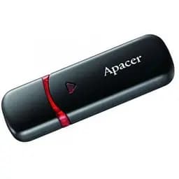 USB флеш накопичувач Apacer 64GB AH333 black USB 2.0 (AP64GAH333B-1) - мініатюра 4