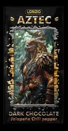 Шоколад чорний Lorizio з перцем чилі "AZTEC" 100 г