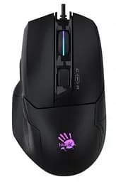 Мышь Bloody W70 Max, Stone Black, USB, оптическая (сенсор MAX BC3332-A), 100-10000 dpi, RGB подсветка (5 профилей), 11 кнопок, ножки X'Glide, 1.8 м