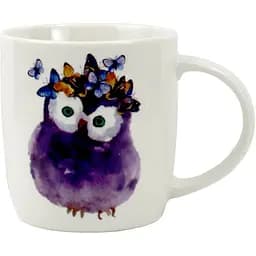 Чашка Limited Edition Romantic Owl D, 320 мл, білий з фіолетовим (12225-131114JLD)