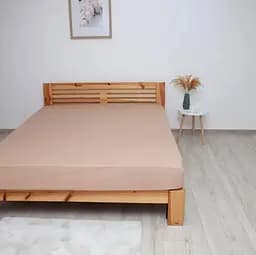 Простирадло ТЕП Натхнення з резинкою Кавове, 120 x 200 (2-04015_27826)