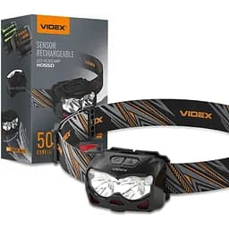 Налобний світлодіодний ліхтарик Videx VLF-H055D 500 Lm 5000 K (VLF-H055D) - мініатюра 2