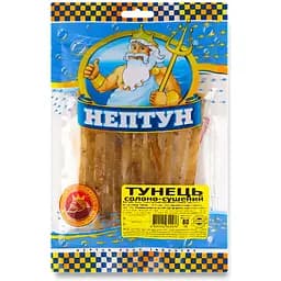 Рибний снек Нептун Тунець солоно-сушений 80 г