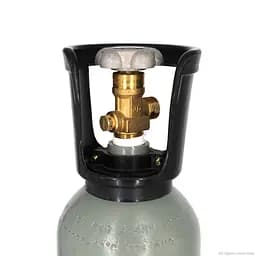 Балон CO2 з плоским дном Aqua Nova , метал, 5 л (NCO2-5L-GRAY) - мініатюра 4