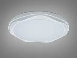 LED стельова люстра Romin біла 58 Вт смарт без пульта - мініатюра 4