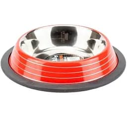 Миска для котів і собак Agility металева 200 мл 15.5 см в асортименті