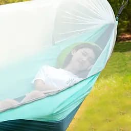 Гамак із антимоскідною сіткою Xiaomi ZaoFeng HW070202 (270 x140 cm) Бірюзовий - мініатюра 3