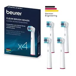 Beurer Насадки до зубних щіток Beurer TB 15/30/50 Clean, інтенсивне чищення, 4 шт. - мініатюра 3
