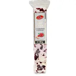 Нуга Sir Charles з арахісом і сушеною журавлиною 100 г