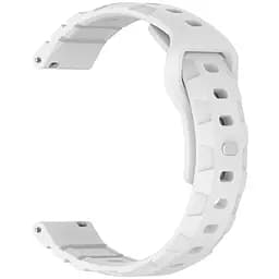 Силіконовий ремінець Defense для Smart Watch 20mm White - мініатюра 2