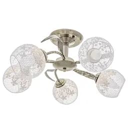 Люстра стельова Brille E27 60W BZ (LK-585C/5)