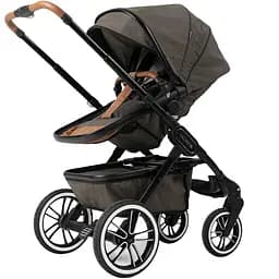 Універсальна коляска 2 в 1 Teutonia Trio 2.0 Urban Coyote, темно-коричнева