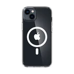 Чехол Spigen Ultra Hybrid Mag Safe для iPhone 14 Plus White (ACS04902) + защитное стекло