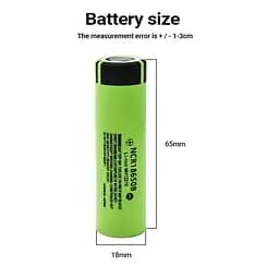 Промисловий Li-Ion акумулятор Panasonic NCR18650B 3400 mAh без захисту 18650 - мініатюра 4