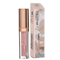 Блеск для губ Neverti Shine Lipgloss шимерный 3 мл (NP803), 003 Temp Me Бежевый