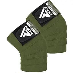 Бинти на коліна RDX K1 GYM Knee Wraps Army Green (WAH-K1AG)