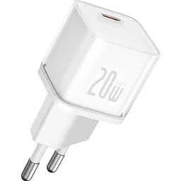 Мережевий зарядний пристрій Baseus GaN5S Fast Charger 1C 20W EU Moon White (P10162503213-00)