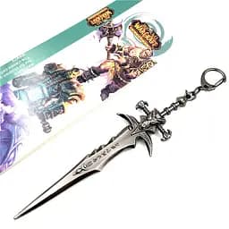 Брелок Меч Крижана скорботу WOW Світ Військового Ремесла World of Warcraft 14.5 см 21 WOW 2 чорнене