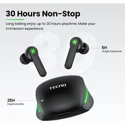 Навушники Tecno G01 Black - мініатюра 6