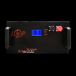 Акумулятор LP LiFePO4 51,2V - 160 Ah (8192Wh) (BMS 200A/100А) LCD метал RM Smart RS485/CAN
