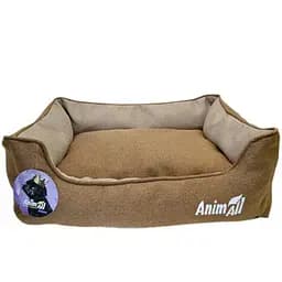 Лежанка AnimAll Gama L Gold Brown для собак та котів золотисто-коричнева 65×51×18 см