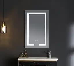 Дзеркало Mixxus Hard MR07-50x80 (LED Touch, антизапотівання, димер, регулювання яскравості) MX9992 - мініатюра 5