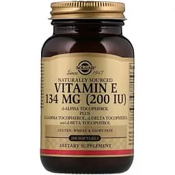 Витамин E Solgar 134 мг 200 IU 100 желатиновых капсул