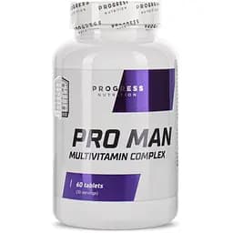 Вітаміни та мінерали Progress Nutrition Pro Man, 60 таблеток