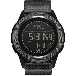 Наручний годинник чоловічий з компасом North Edge Nexus Чорний (3222)