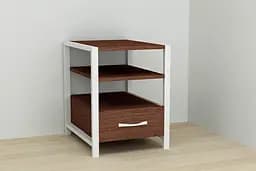 Тумба універсальна Ferrum-decor Вів'єн 1/1 50x41x40 білий ДСП Венге 16мм (FRD-106179) - мініатюра 5