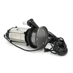 Занурювальний насос 370W 220V 2 м³/год підйом 10 м 25 мм нержавіюча сталь 380х195х200 мм 4,3 кг + перехідник - мініатюра 2
