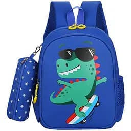 Детский рюкзак Evo-Kids Small Dino Skate Blue (2418-24 Blue Dino Skate) 