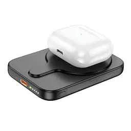 Зовнішній акумулятор магнітний Hoco Esteem magnetic power bank J117 5000mAh magsafe - мініатюра 3