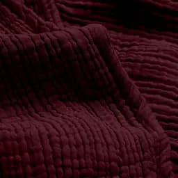 Комплект постільної білизни Cosas Ruby Євро муслін бордо (Muslin_57Bordo_El-57Bordo_200) - мініатюра 12