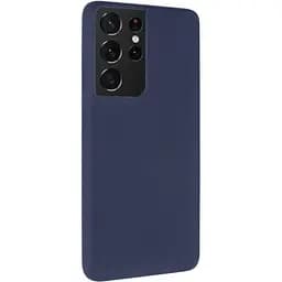 Чохол Silicone Cover Ummi Lakshmi (AA) для Samsung Galaxy S21 Ultra Синій / Midnight Blue